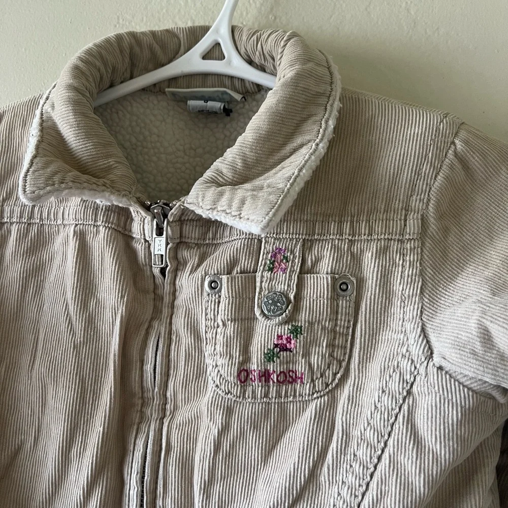 OshKosh‎ B'gosh Vintage Tan Kids Corduroy Jacket